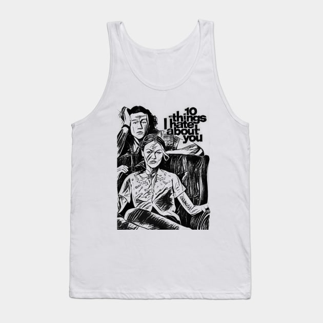 10 things i hate about you Tank Top by RetroScribbles